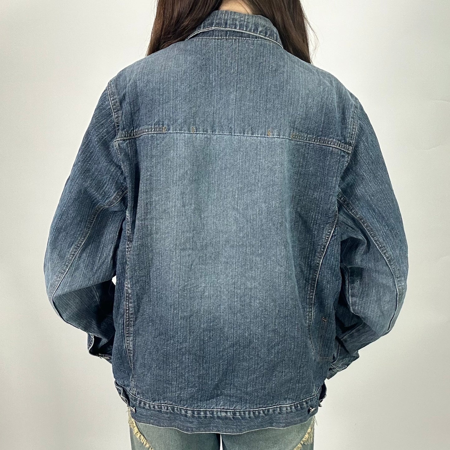 Y2K Blue N.H Jeans Denim Jacket (XL)