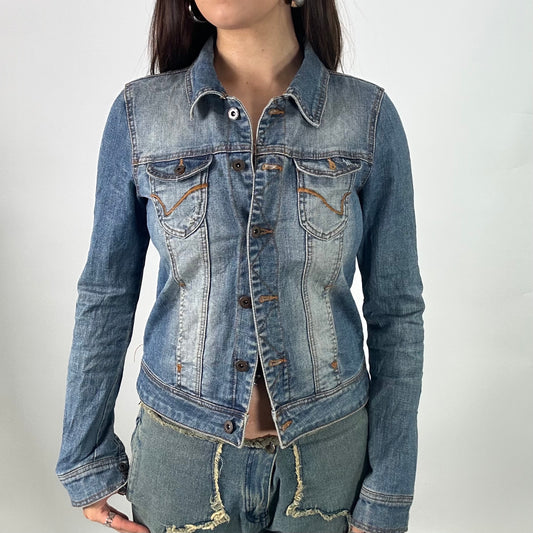 Y2K Blue ONLY Denim Jacket (M)