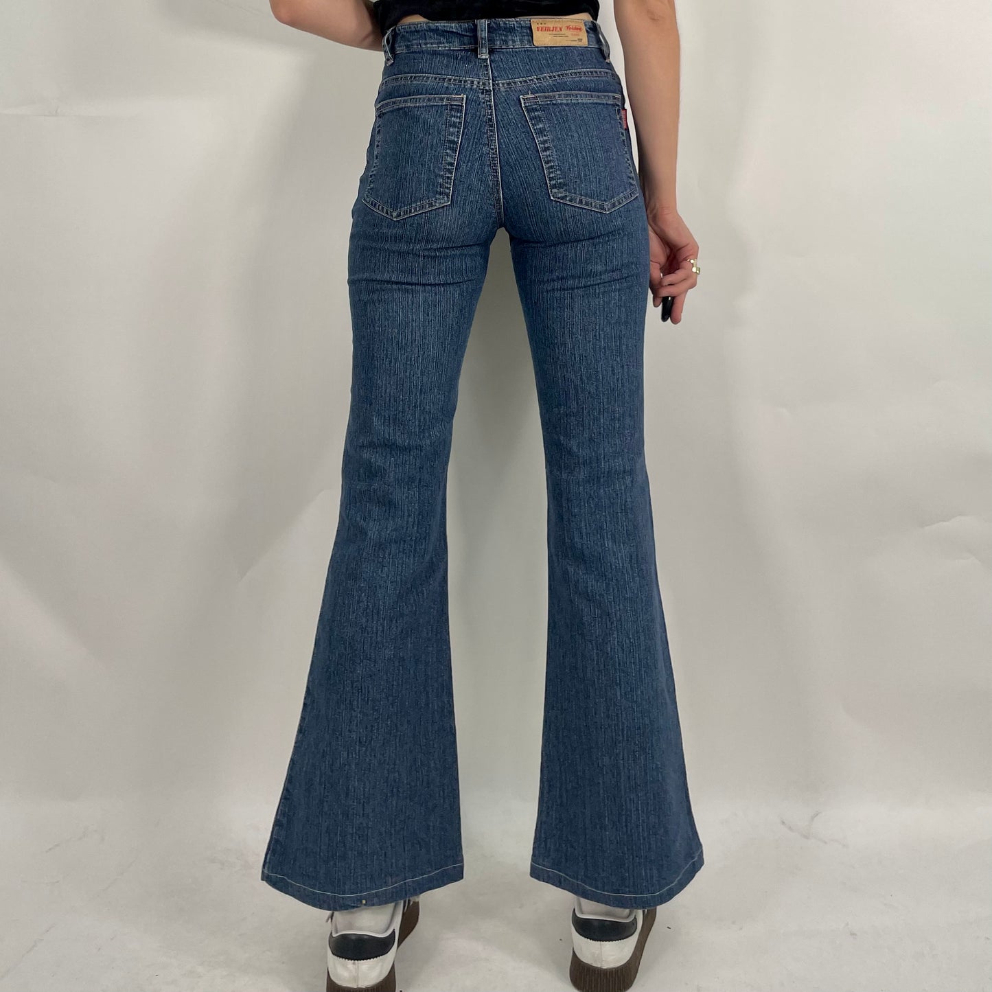 Blue Embroidered Denim Jeans (W26)