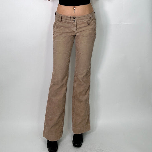 Y2K Brown Diesel Corduroy Trousers (W28)